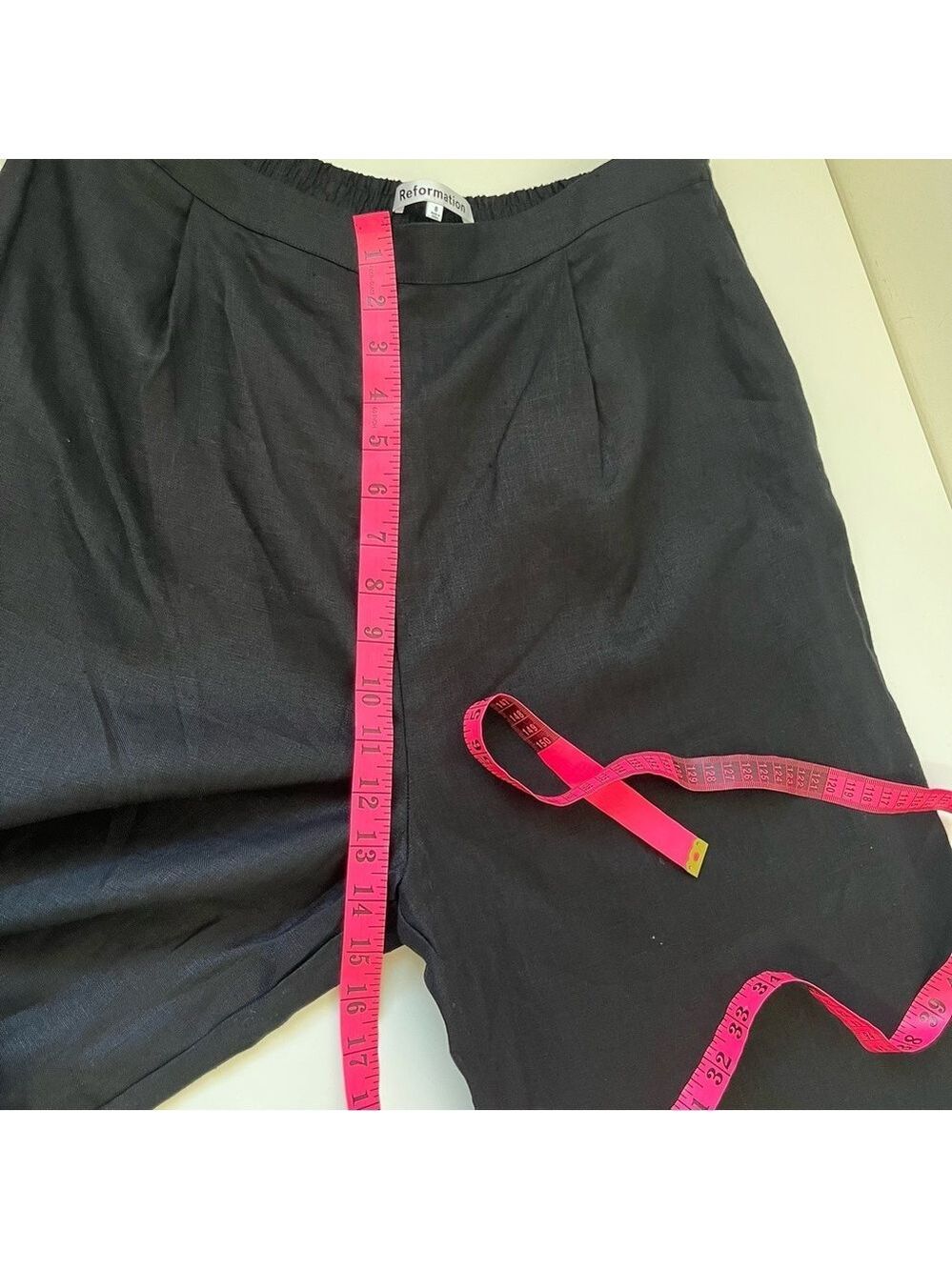 NWT Reformation Violet Linen Two Piece in Black Size 8 - Picture 14 of 15